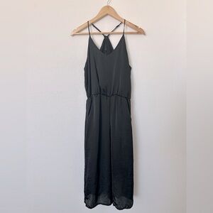 Black silk romper 
XS fits more like small